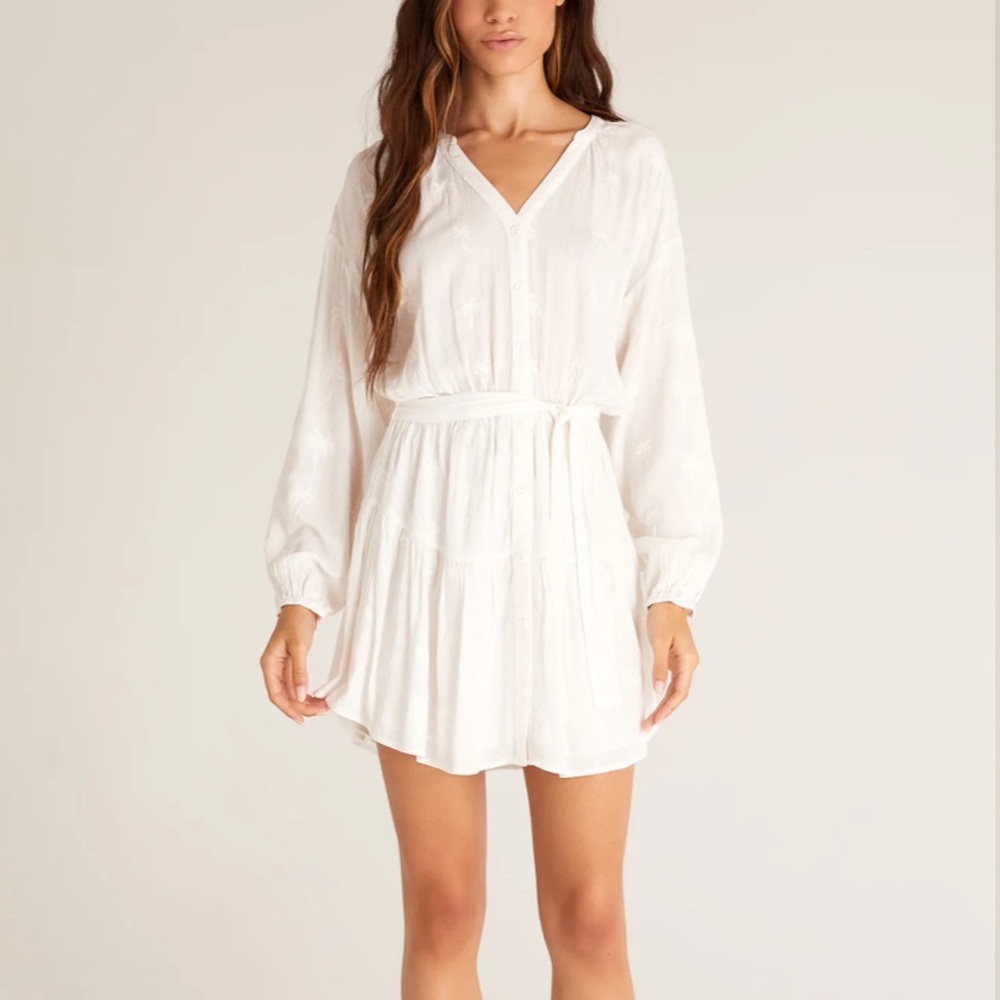 Z Supply Easy to Love Palm Mini Dress
